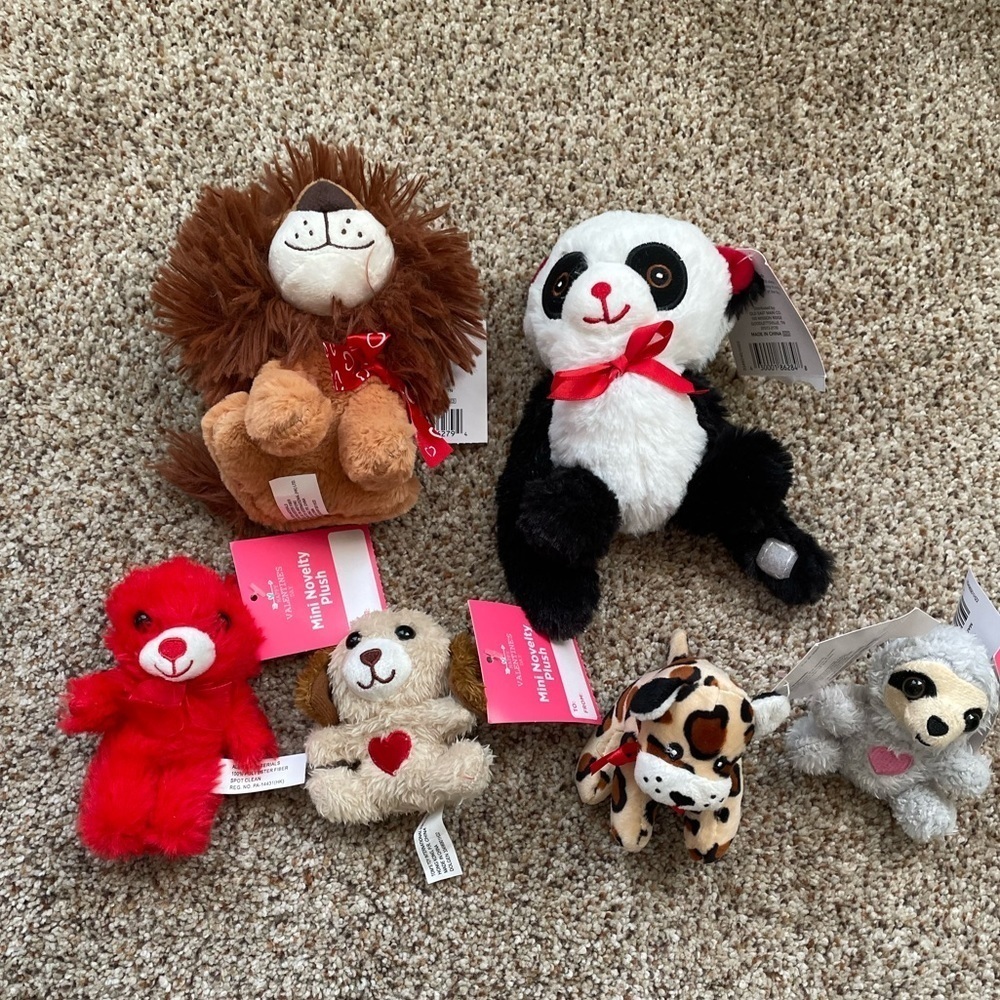🎈🎈🎈Plush Animals For Kids Lot Of 6